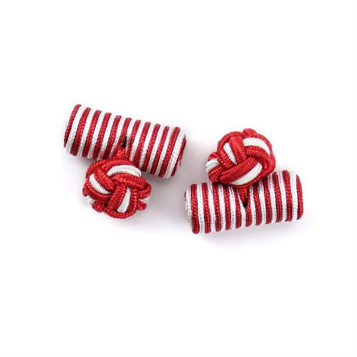 5 Fabric Knot Cufflinks(001)