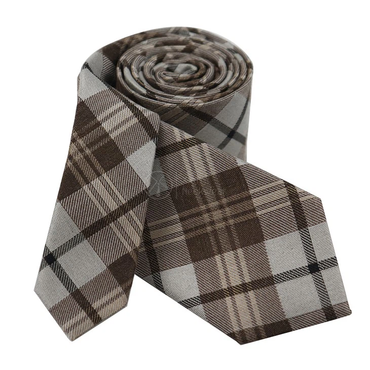 Wool Plaid Tie