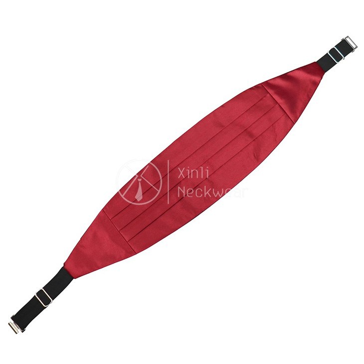 Red cummerbund and bow tie